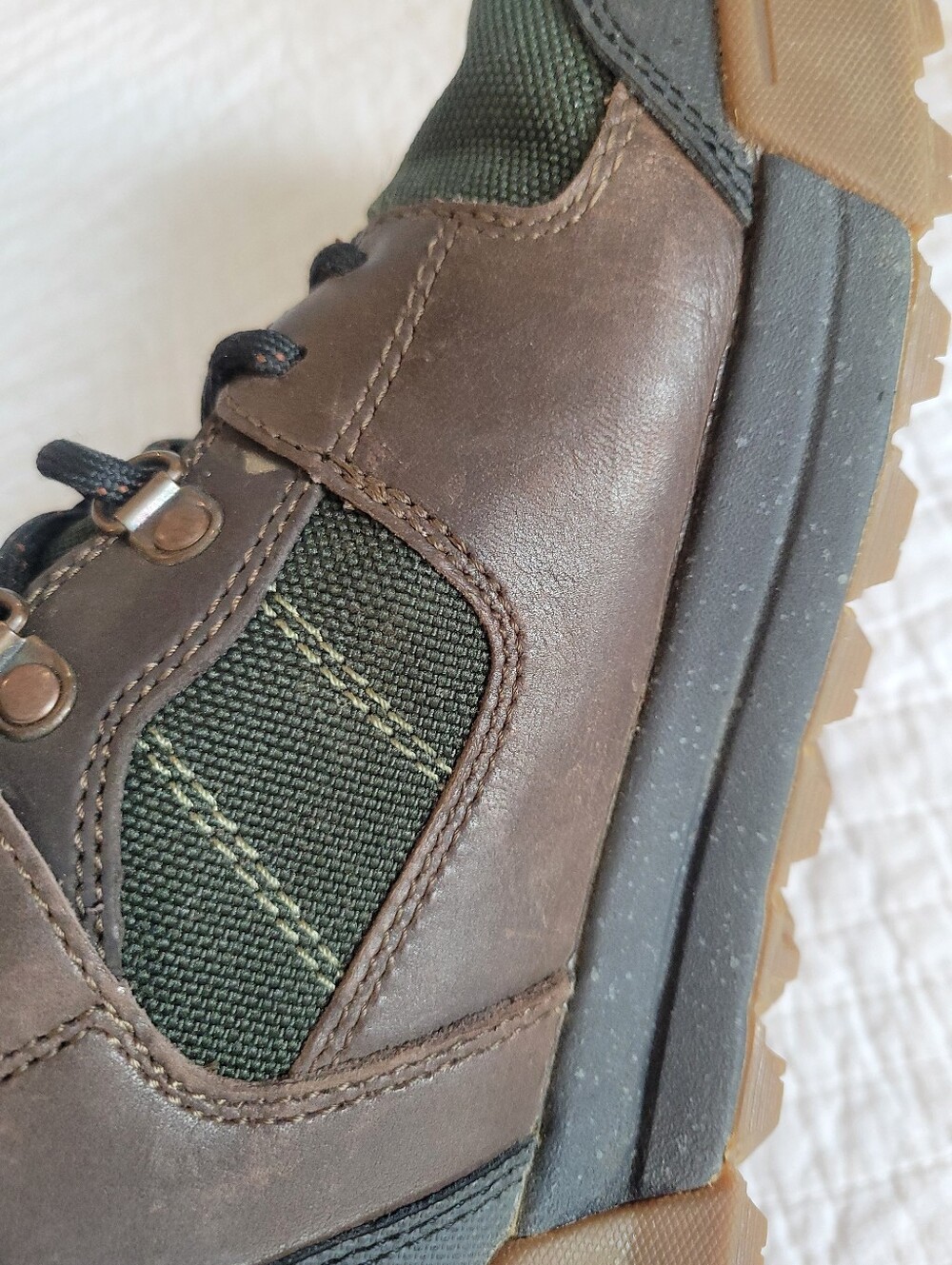Lems Men's Outlander Waterproof Boots - Olive Green - Picture 7 of 8